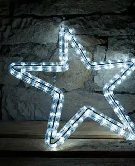 LED venkovní PROFI motivy DecoLED LED světelná hvězda na VO,pr.40cm, ledově bílá
