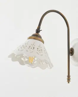 Nástěnná svítidla Ceramiche Portico - nástěnné světlo se zaobleným ramenem