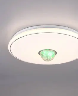 Stropní svítidla Reality Leuchten LED stropní světlo Rave, ovladač, stmívatelné, RGB