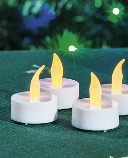 Vánoční dekorace Sada LED svíček Flicker, 4 ks