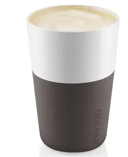 Termosky a termohrnky EVA SOLO Termošálky na latte 360 ml 2 kusy čokoládové