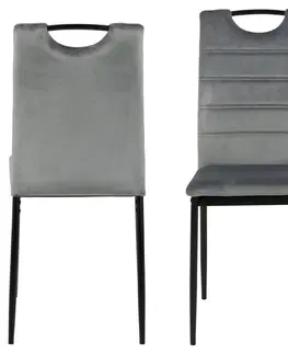 Židle Actona Jídelní židle Dia šedá