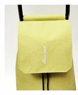 Nákupní tašky a košíky Rolser Nákupní taška na kolečkách Jet Tweed JOY, žlutá
