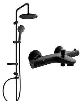 Sprchy a sprchové panely Sprchový set MEXEN ERIK - termostatická baterie Nox černý