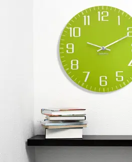 Nástěnné hodiny Zelené nástěnné hodiny pro děti