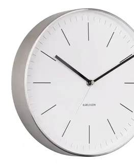 Hodiny Karlsson 5732WH designové nástěnné hodiny, pr. 28 cm