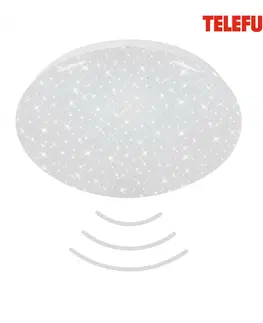 LED stropní svítidla BRILONER TELEFUNKEN LED stropní svítidlo s čidlem, pr. 27,7 cm, 12 W, bílé TF 601706TF