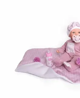 Hračky panenky ANTONIO JUAN - 11218 KIKA - realistická panenka se zvuky a měkkým látkovým tělem - 27 cm
