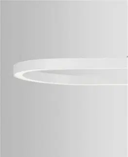 LED lustry a závěsná svítidla NOVA LUCE závěsné svítidlo CUPPE bílý hliník a akryl LED 58W 230V 3000K IP20 stmívatelné 9345625