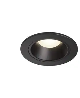 LED podhledová svítidla SLV BIG WHITE NUMINOS DL S vnitřní LED zápustné stropní svítidlo černá/černá 4000 K 55° včetně listových pružin 1003823