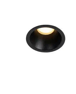 Podhledove svetlo Moderní vestavné bodové svítidlo černé 35 mm IP44 - odd