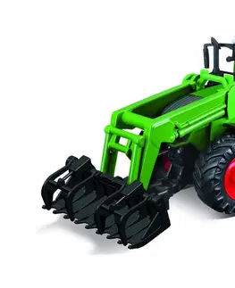 Hračky BBURAGO - Bburago10 cm Farma Tractor with front loader - Fendt 1050 Vario + grapple