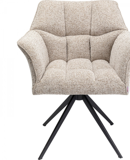 Jídelní židle KARE Design Otočná židle Thinktank - bílá