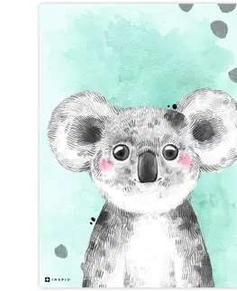 Obrazy do dětského pokoje Obraz do dětského pokoje - Barevný s koalou