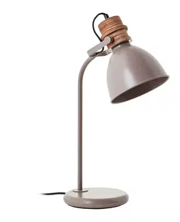 Stolní lampy Brilliant Stolní lampa Erena, otočná hlava, taupe