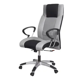 Kancelářské židle Kancelářské křeslo PREMIÉR šedá/černá K4
