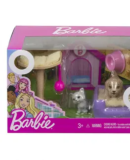 Hračky panenky MATTEL - Barbie Zvířátka S Doplňky , Mix Produktů