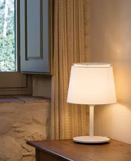 Designové stolní lampy FARO SAVOY bílá stolní lampa