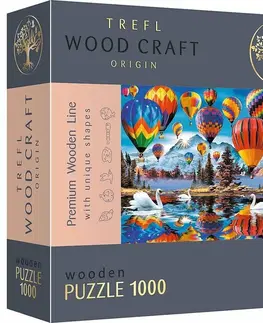 Hračky puzzle TREFL - Dřevěné puzzle 1000 - Barevné balóny