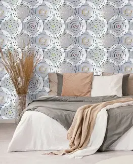 Vzorované tapety Tapeta abstraktní barevné kruhy
