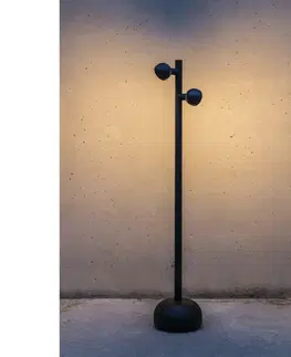 Stojací svítidla FARO BROT 900 sloupková lampa, černá, s kabelem