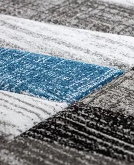 Koberce a koberečky Dywany Lusczow Kusový koberec ALTER Bax pruhy modrý, velikost 240x330
