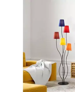 Svítidla Sofahouse 28633 Designová stojanová lampa Daneil 160 cm vícebarevná