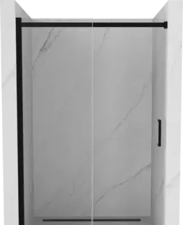 Sprchové kouty Sprchové dveře MEXEN OMEGA černé, 160 cm