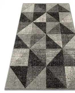 Koberce a koberečky Dywany Lusczow Kusový koberec FEEL Triangle šedý, velikost 200x290
