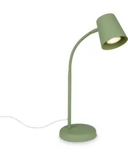 Stolní lampy do kanceláře BRILONER Stolní lampa, 38,5 cm, 1x GU10, max. 9W, limetkově zelená BRILO 7476019