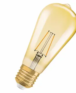 LED žárovky OSRAM Vintage 1906 LED CL Edison  FIL GOLD 22 non-dim  2,5W/825 E27