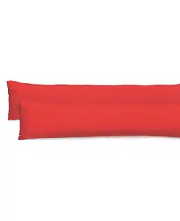 Polštáře Povlaky na polštáře DecoKing Amber II červené, velikost fi20x120*2