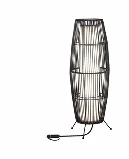 Osvětlení terasy a balkónu PAULMANN Plug & Shine světelný objekt Basket IP44 3.000K 8W 24V antracit 60x20cm 943.20