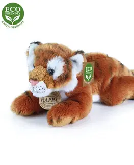 Plyšáci Rappa Plyšový ležící tygr, 17 cm 