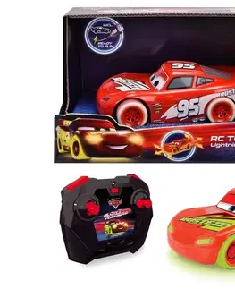 Hračky - RC modely DICKIE - RC Cars Blesk McQueen turbo glow racers 1:24, 2kan