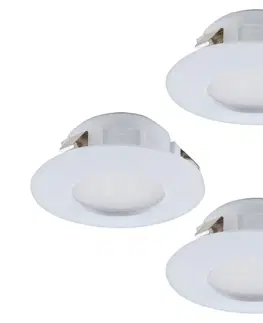 LED osvětlení Eglo Eglo 95821- SADA 3x LED Koupelnové podhledové svítidlo PINEDA 1xLED/6W/230V IP44 