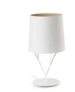 Designové stolní lampy FARO TREE bílá stolní lampa 1L