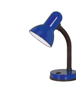 Lampy Eglo EGLO 9232 - Stolní lampa BASIC 1xE27/40W modrá 