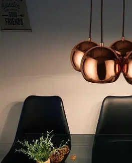 Svítidla LuxD 21326 Designová závěsná lampa Briella, zlato-růžová závěsné svítidlo