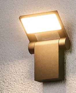 Venkovní nástěnná svítidla Lucande Venkovní nástěnná LED lampa Marius