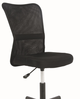 Kancelářské židle Kancelářská židle PANOGA, černá Z EXPOZICE PRODEJNY, II. jakost