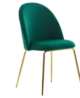 Židle do jídelny Sada židlí Zelená