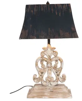 Lampy Stolní vintage lampa II - 40*28*67 cm Clayre & Eef 5LMP183