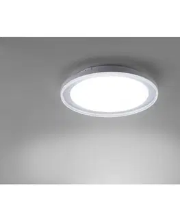 LED stropní svítidla PAUL NEUHAUS LED stropní svítidlo, chrom, průměr 45cm, IP44 2700-5000K PN 6480-17