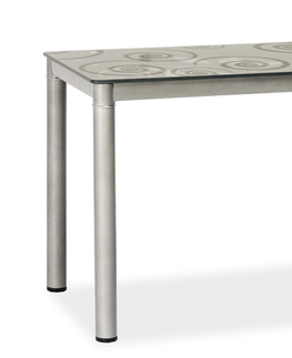 Jídelní stoly Jídelní stůl NEFON 100x60 cm, šedá