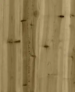 Taburety Zahradní podnožka 62 x 63,5 x 53,5 cm impregnovaná borovice
