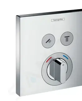 Koupelnové baterie HANSGROHE Shower Select Baterie pod omítku pro 2 spotřebiče, chrom 15768000