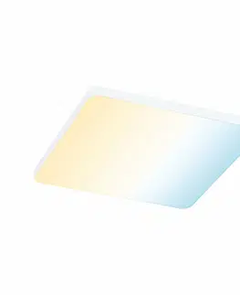 Chytré osvětlení PAULMANN VariFit LED vestavné svítidlo Veluna Edge IP44 hranaté 160x160mm měnitelná bílá bílá stmívatelné