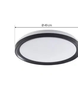 Inteligentní stropní svítidla Lindby Lindby Smart LED stropní svítidlo Ardena, RGBIC, výška 8,5 cm, Tuya