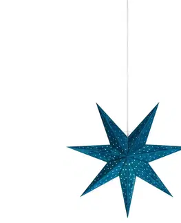 Vánoční dekorace Markslöjd Markslöjd 705482 - Vánoční dekorace VELOURS 1xE14/25W/230V modrá 